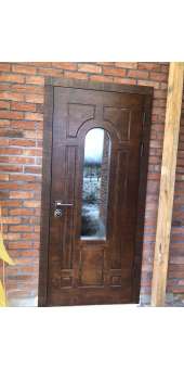 НАШІ РОБОТИ Вхідні двері металеві в квартиру з МДФ накладками